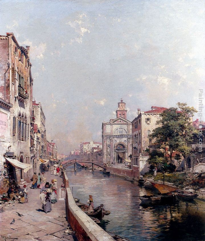 Franz Richard Unterberger Rio St. Geronimo, Venezia